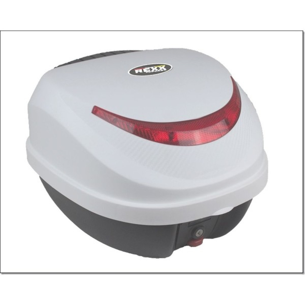 Rexx Motosiklet Arka Çanta 32LT Beyaz Topcase Motorsiklet Çantaları Fiyatı