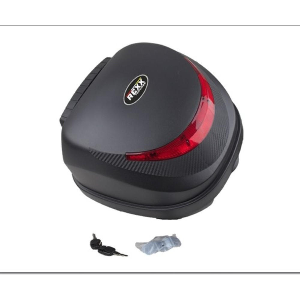 Rexx Motosiklet Arka Çanta 32LT Siyah Topcase Motorsiklet Çantaları Fiyatı
