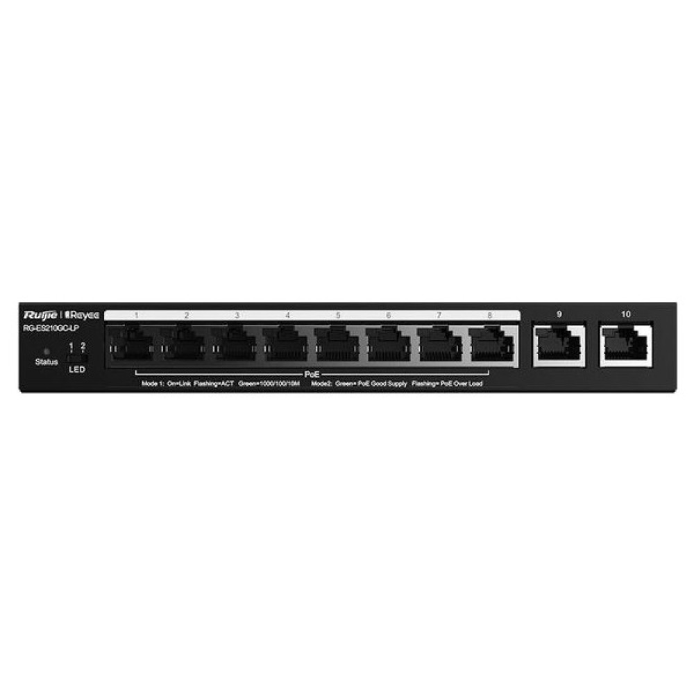 Reyee 8 Port Poe Gıgabit Switch 70W Yönetilebilir Oto Boyaları Fiyatı