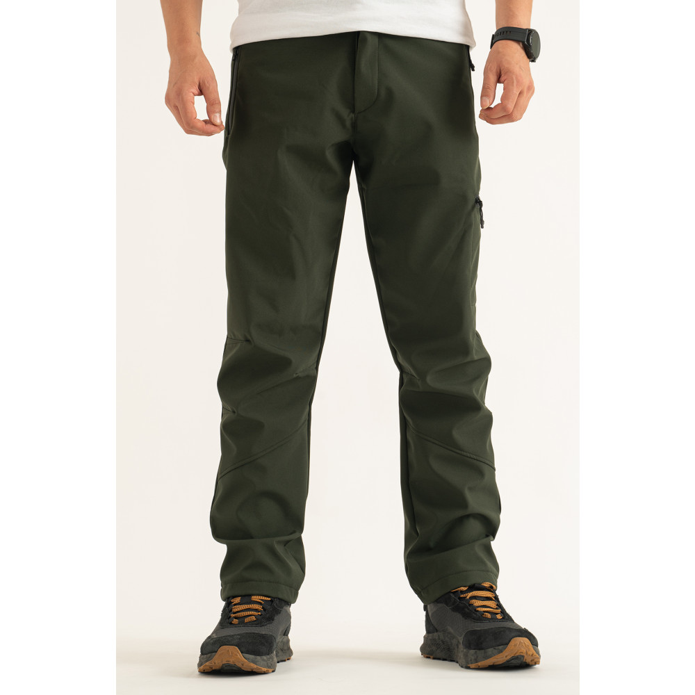 REYNARD Erkek Haki İçi Polar Su İtici Rüzgar Geçirmez Kışlık Softshell Outdoor Pantolon M Beden Pantolon (Outdoor) Fiyatı