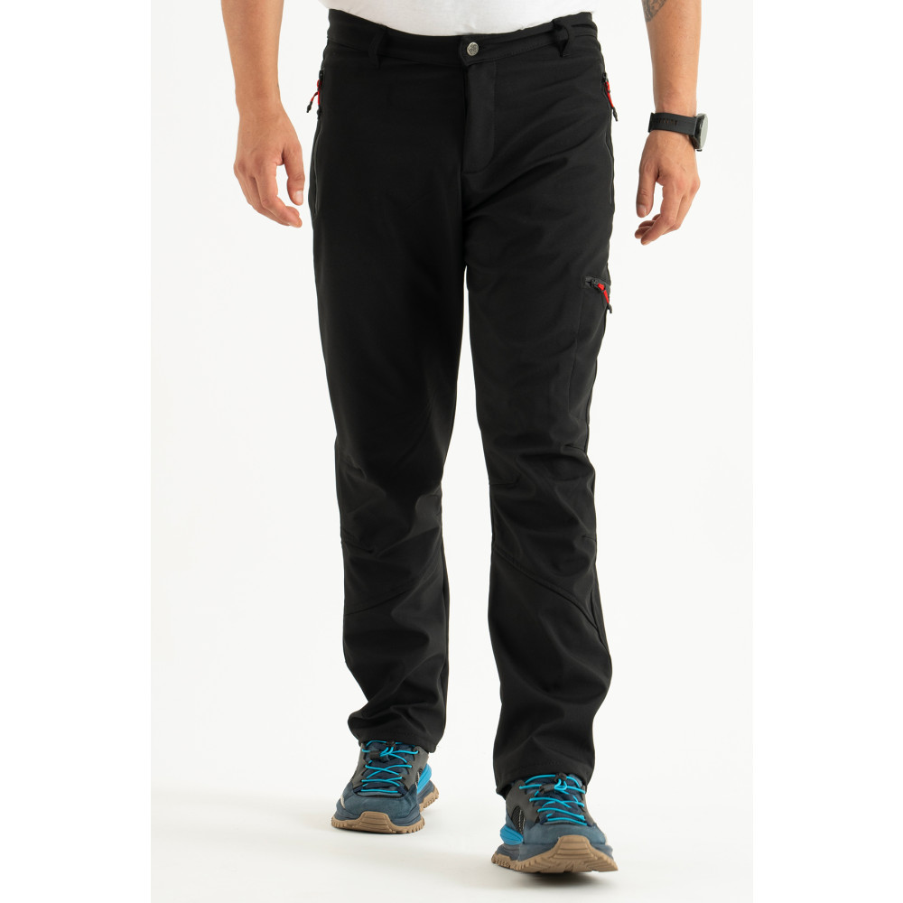 REYNARD Erkek Siyah Içi Polar Su Itici Rüzgar Geçirmez Kışlık Softshell Outdoor Pantolon 4XL Beden Pantolon (Outdoor) Fiyatı