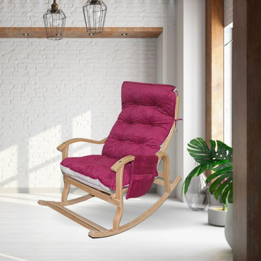 Reyo Home Helena Tv, Kitap Okuma, Emzirme, Baba Koltuğu Sallanan Sandalye Bordo/krem Çift Minder Tekli Koltuk & Berjer Fiyatı