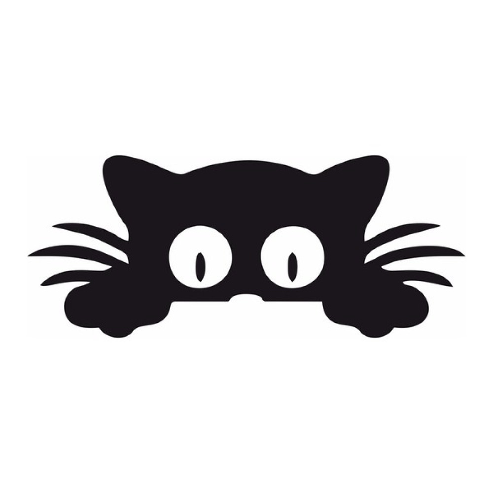 Reysa Tasarım Kedi Duvar Sticker Siyah 20X10 cm Duvar Stickerı Fiyatı