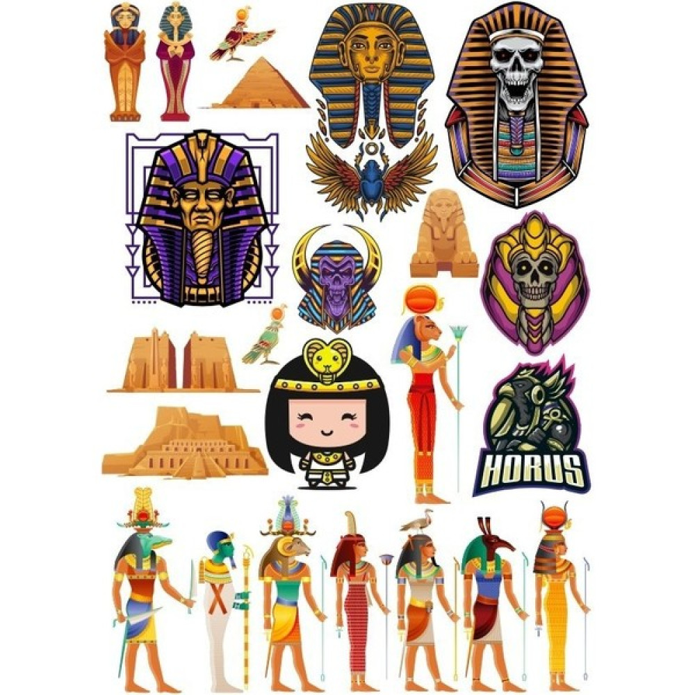 Reysa Tasarım Mısır Temalı Sticker Set-4 15 Parça Telefon, Tablet, Defter, Laptop Sticker Sticker Fiyatı
