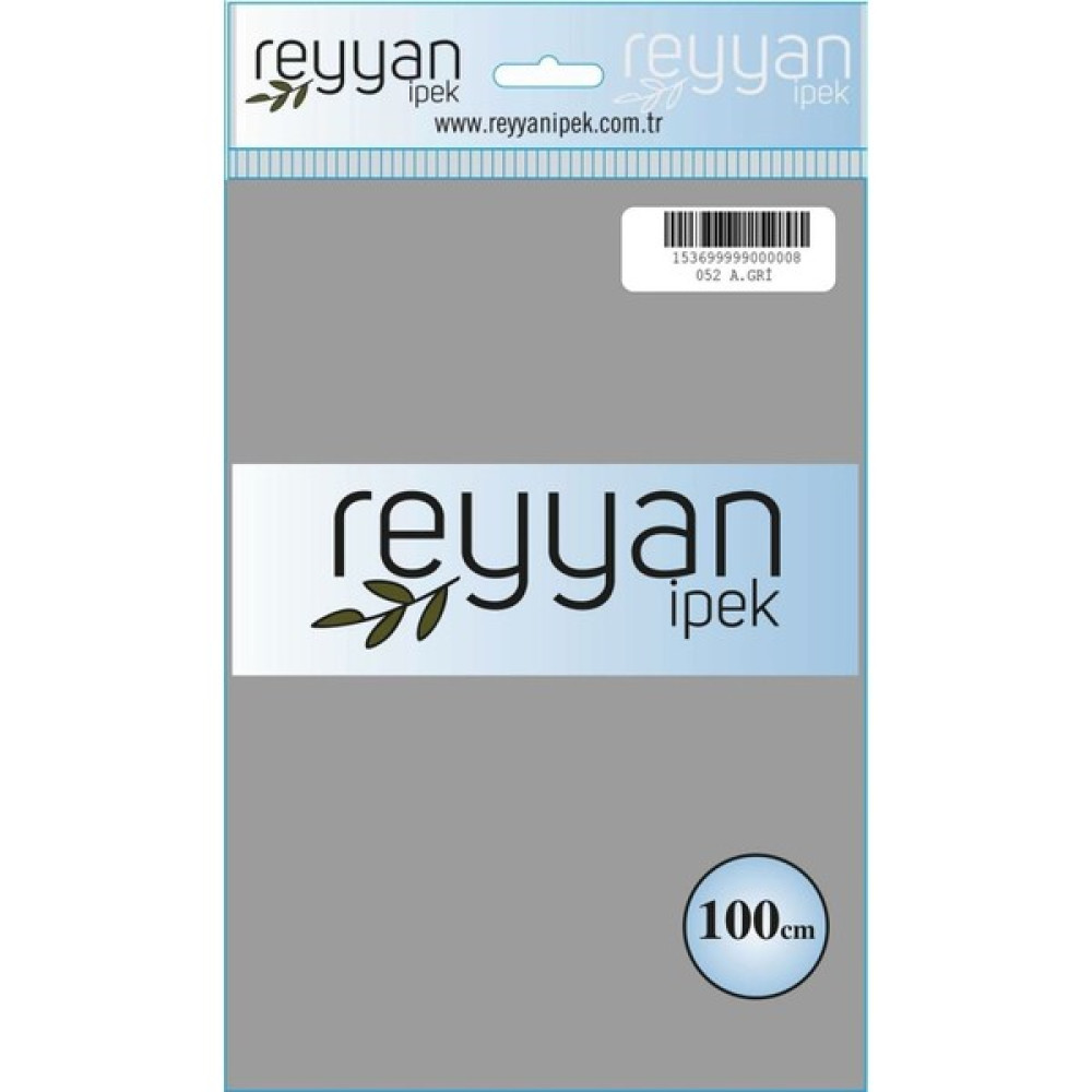 Reyyan Düz Renk Poşetli Yazma 100 cm Açık Gri 052 Eşarp Fiyatı
