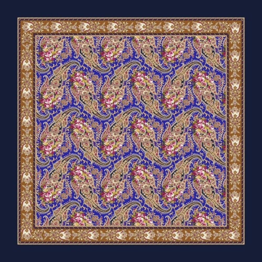 Reyyan Ipek Desenli Oyalık Yazma - 13264 - Renk-17-89 Eşarp Fiyatı