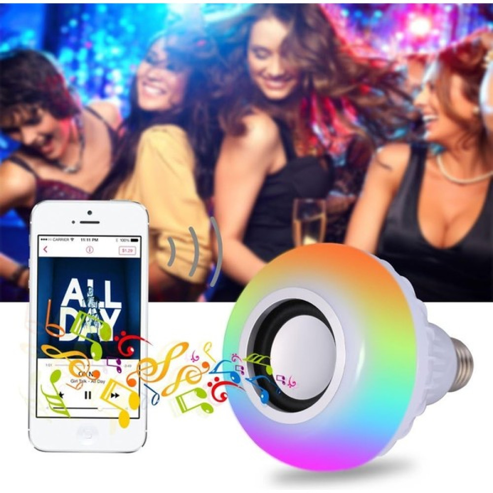 Rgb Tüm Renkler Bluetooth LED Hoparlör Lamba, Bluetooth Speaker, Animasyonlu Lamba, Kumandalı Bluetooth Hoparlör Fiyatı