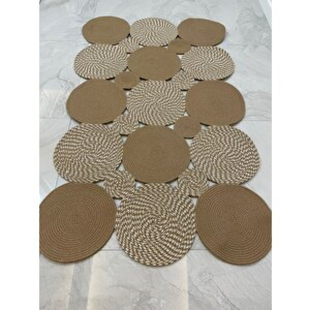 RGS Handmade 310 Hasır Jut Dikdörtgen Örgü Halı 100 X 300 Cm Bej Kilim Fiyatı