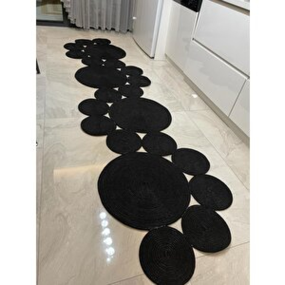 RGS Handmade 501 Hasır Jut S Yolluk 80 X 330 Siyah Kilim Fiyatı
