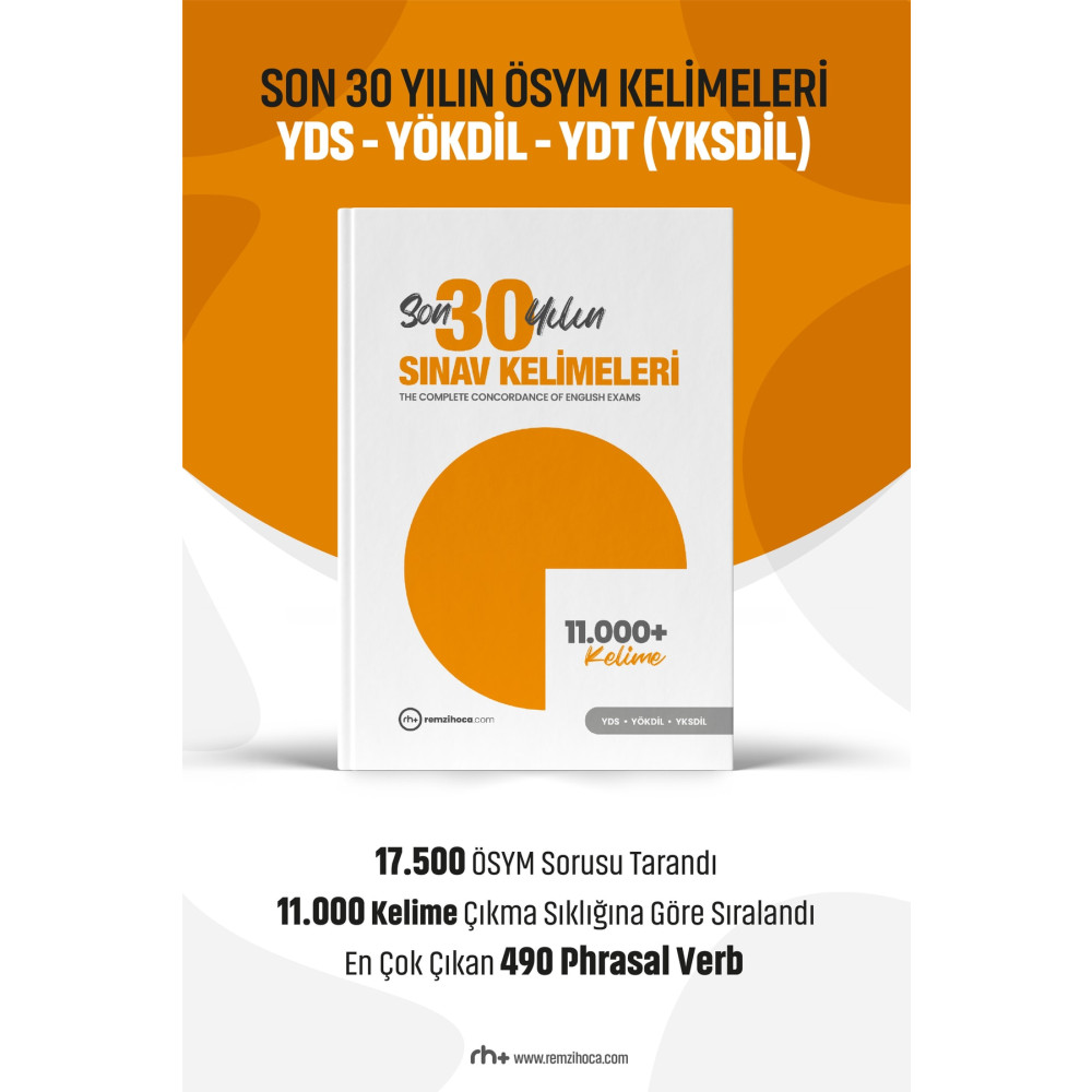 RH Pozitif Yayınları Ösym Çıkmış Kelimeler - Yds Kelimeleri - Yökdil Kelimeleri - Ydt Kelimeleri Ders Sınav Kitapları Fiyatı