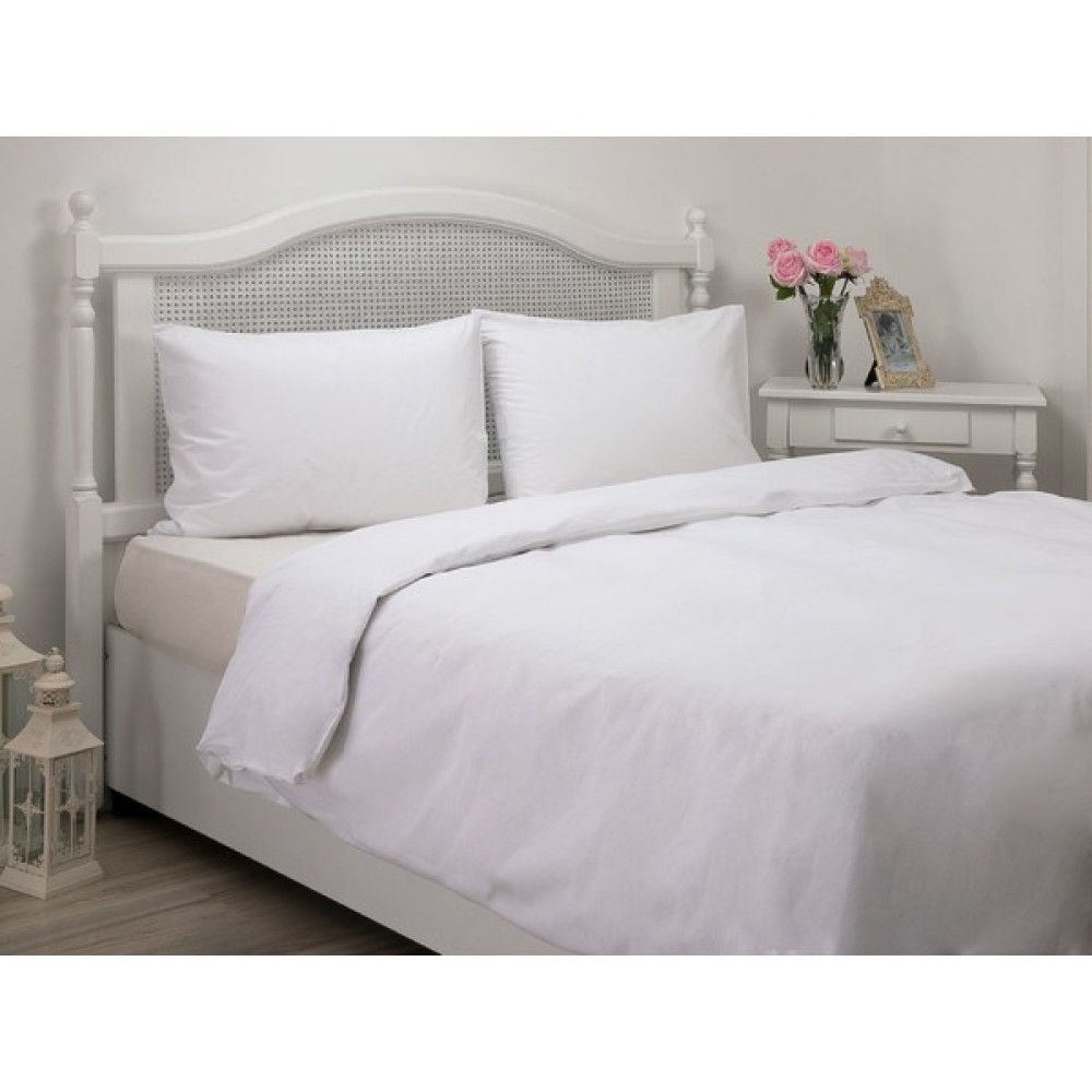 Rh Tekstil 220 x 240 cm 63 Tel Otel Nevresimi & Yorgan Kılıfı - Beyaz Nevresim Takımı Fiyatı