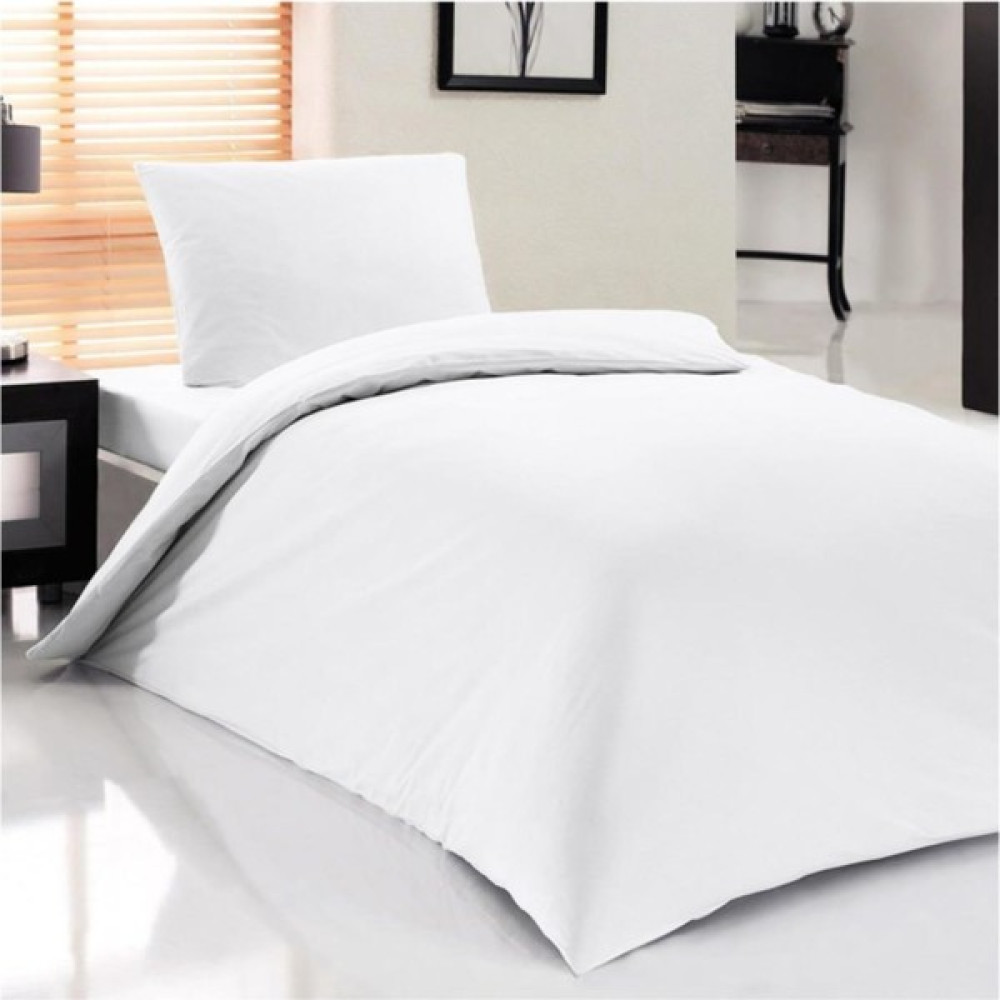 Rh Tekstil Karos Serisi 57 Tel Pamuk - 160 x 230 cm - Beyaz Nevresim Takımı Fiyatı