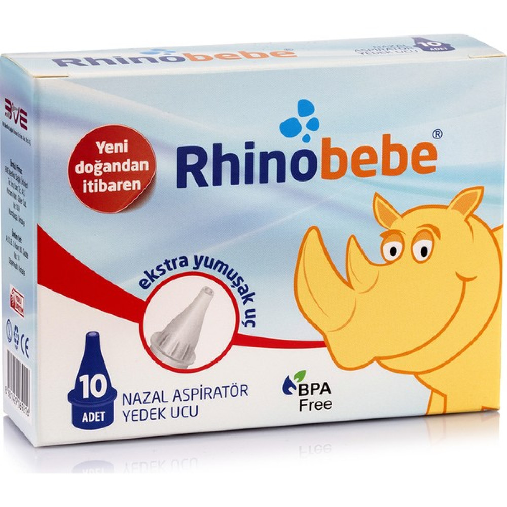Rhinobebe Nazal Burun Aspiratörü Yedek Uç 1 Kutu SKT 07/2028 Burun Aspiratörü Fiyatı