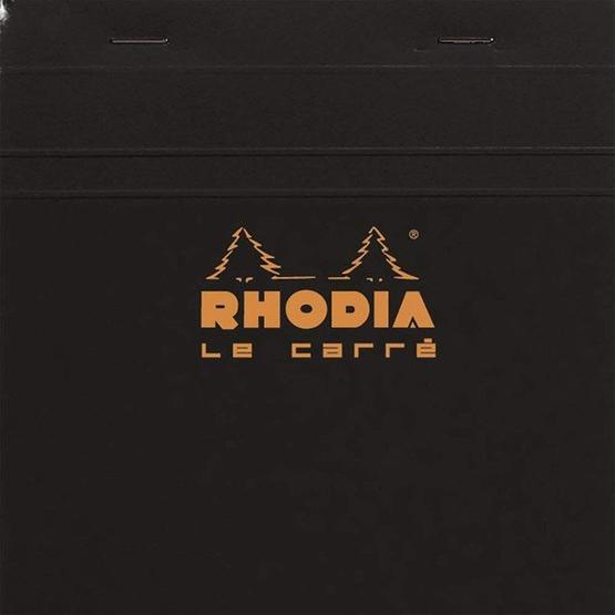 Rhodia Siyah 80 Yaprak Kareli Bloknot