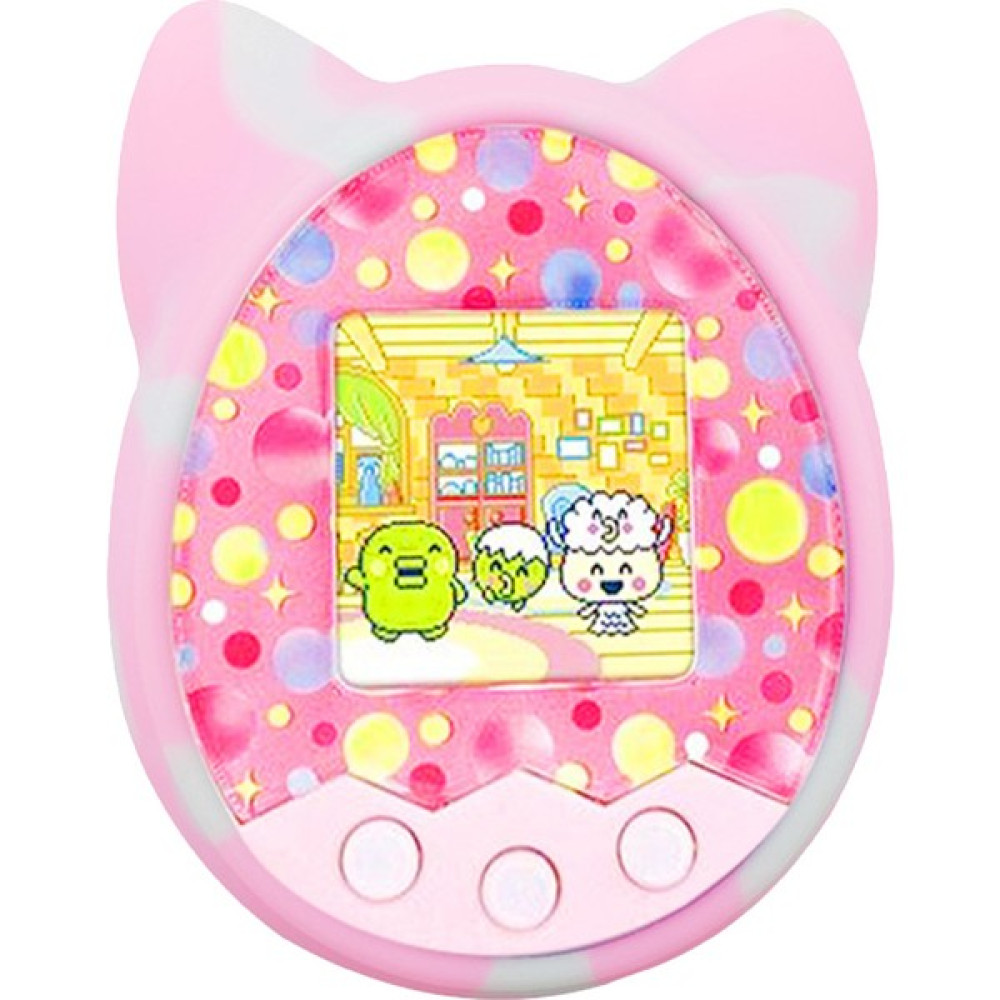 Rhythmic Tamagotchi 4u+Mix Sanal Interaktif Evcil Hayvan Oyun Makinesi Için Kordonlu Silikon Kılıf Silikon Kapak Kabuğu (B) (Yurt Dışından) - Pembe Oyuncak Fiyatı