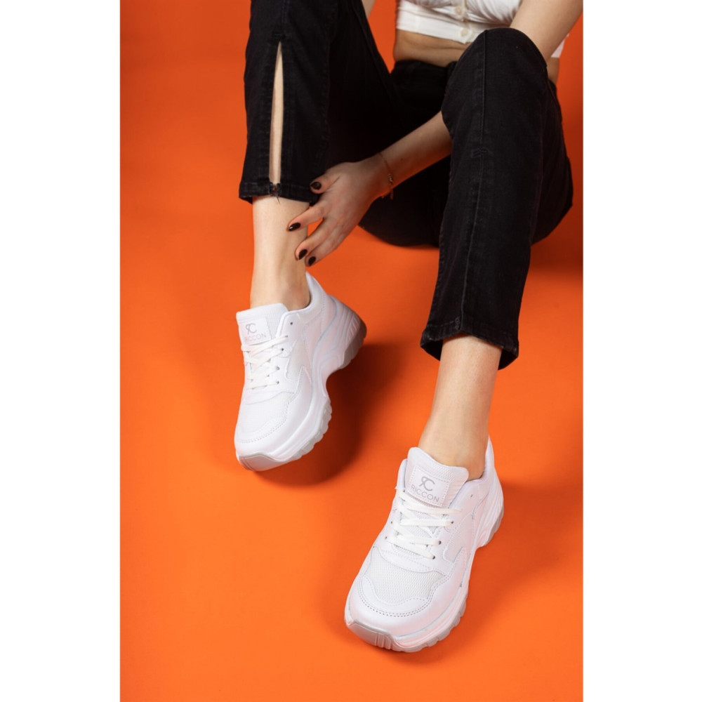 Riccon Beyaz Kadın Sneaker 0012140 36 Beden Spor Ayakkabı Fiyatı