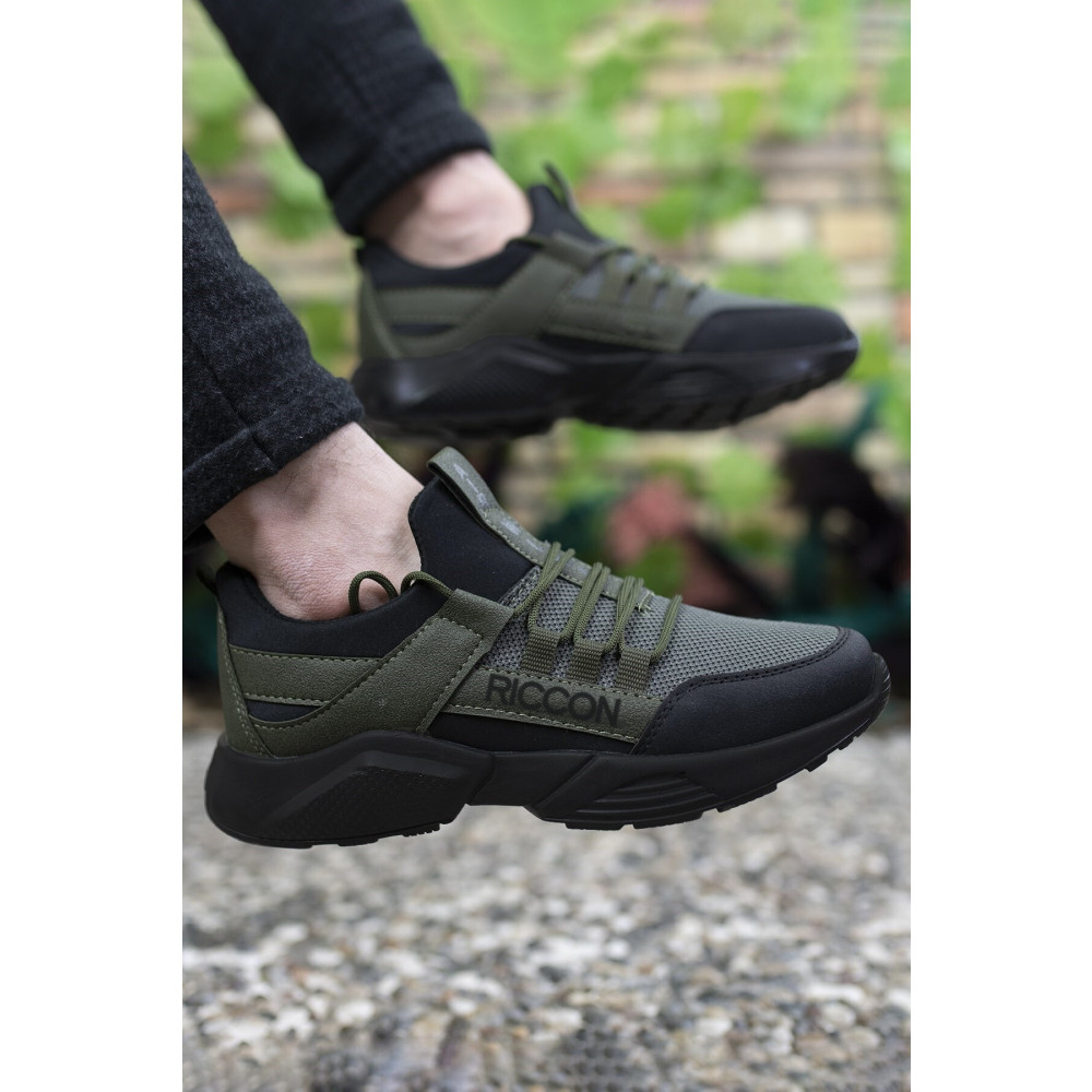 Riccon Unisex Haki Siyah Sneaker 0012072 38 Beden Spor Ayakkabı Fiyatı