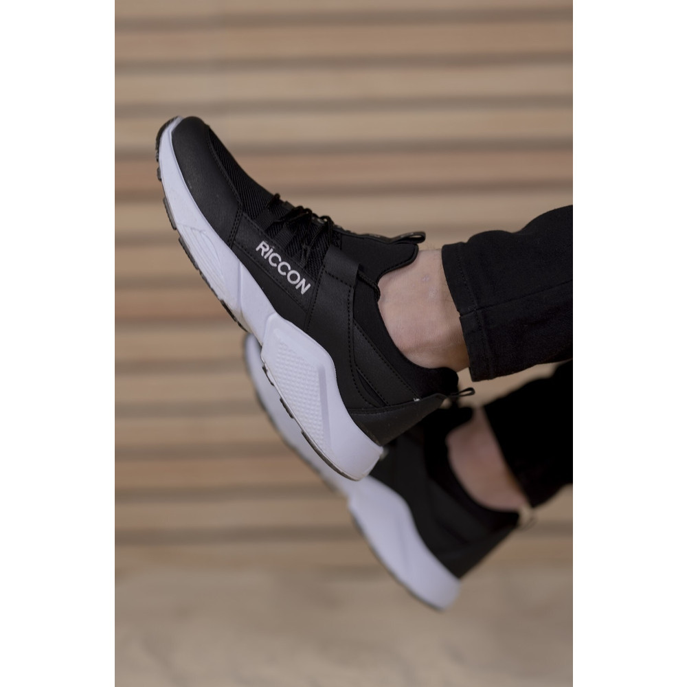 Riccon Unisex Siyah Beyaz  Sneaker 36 Beden Spor Ayakkabı Fiyatı