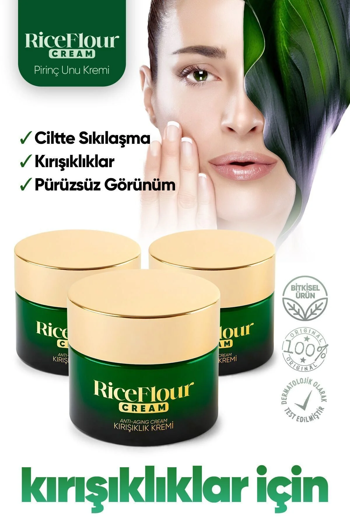 Rice Flour 3lü Cream Pirinç Unu Kremi" Cilt ve Yüz Bakımı Fiyatı