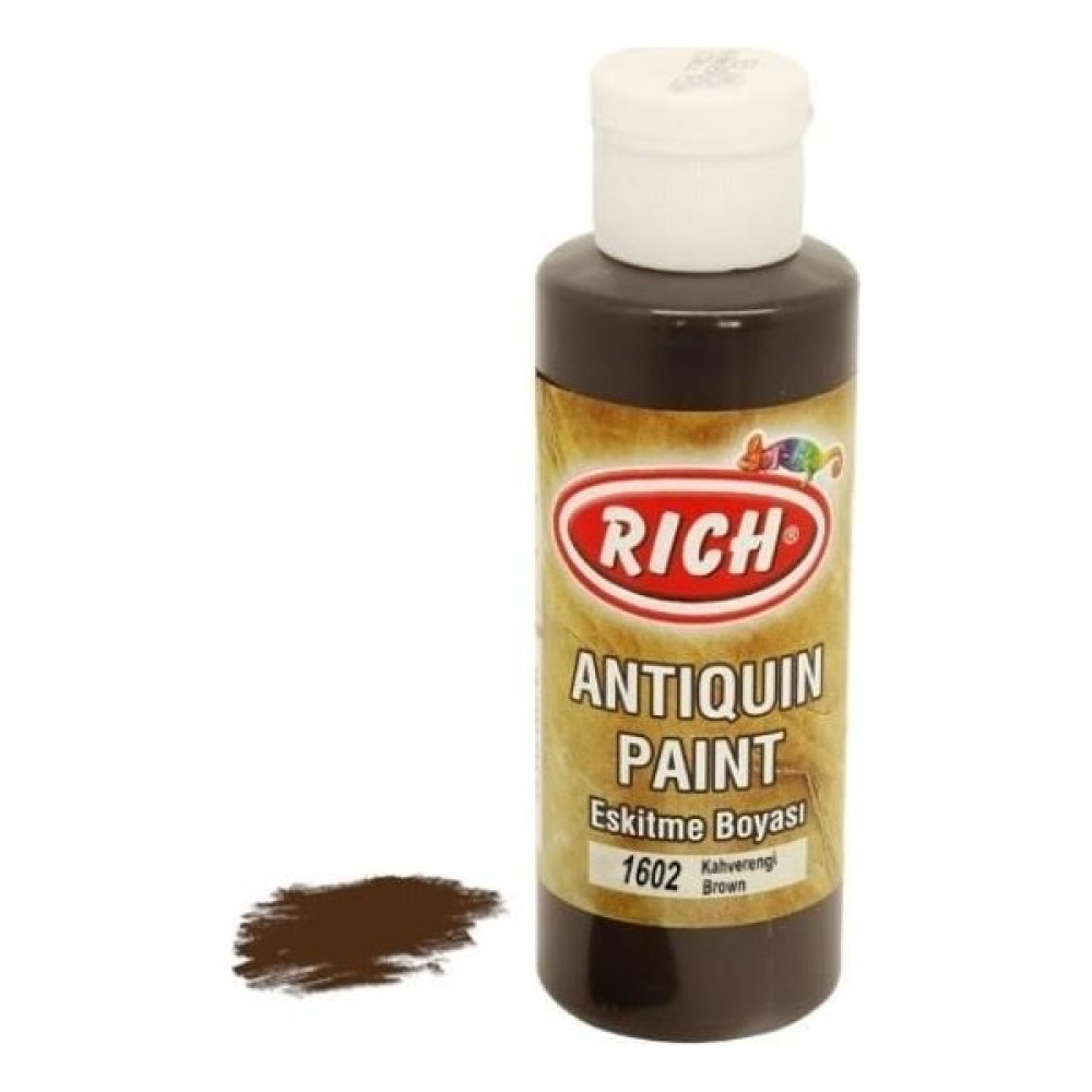 Rich 1602 Kahverengi 130 Ml Eskitme Ahşap Boyası Yardımcı Malzeme Fiyatı