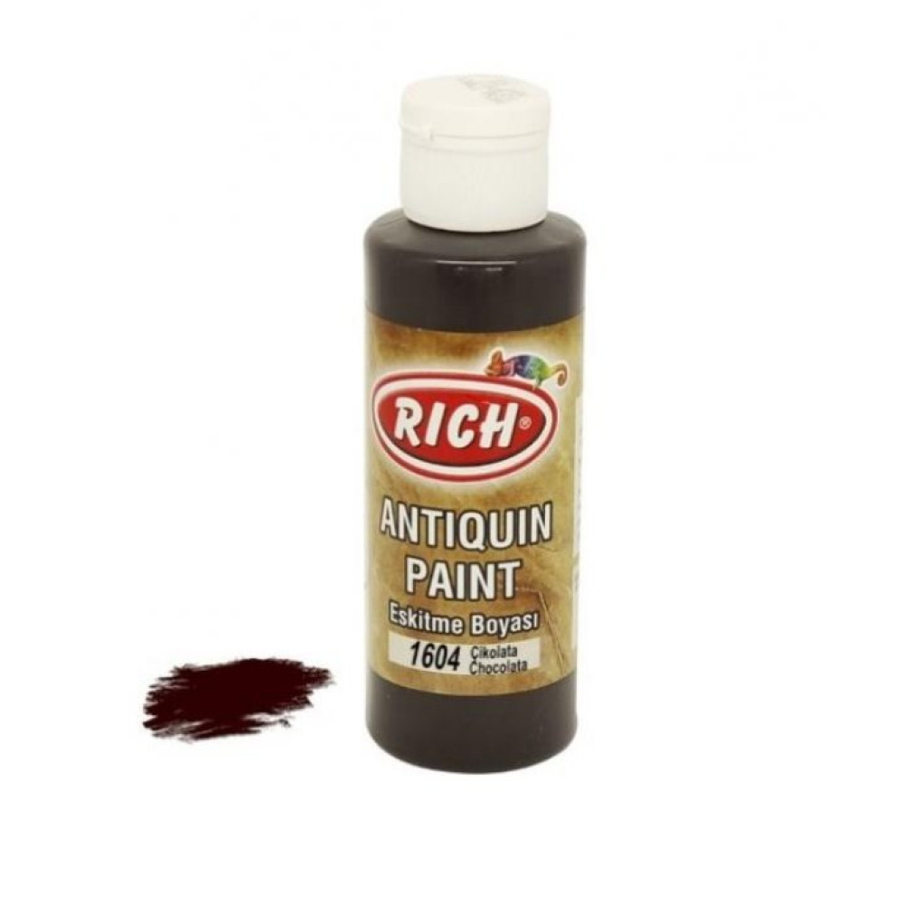 Rich 1604 Cikolata 120 Ml Eskitme Ahsap Boyasi İç Cephe Duvar Boyası Fiyatı