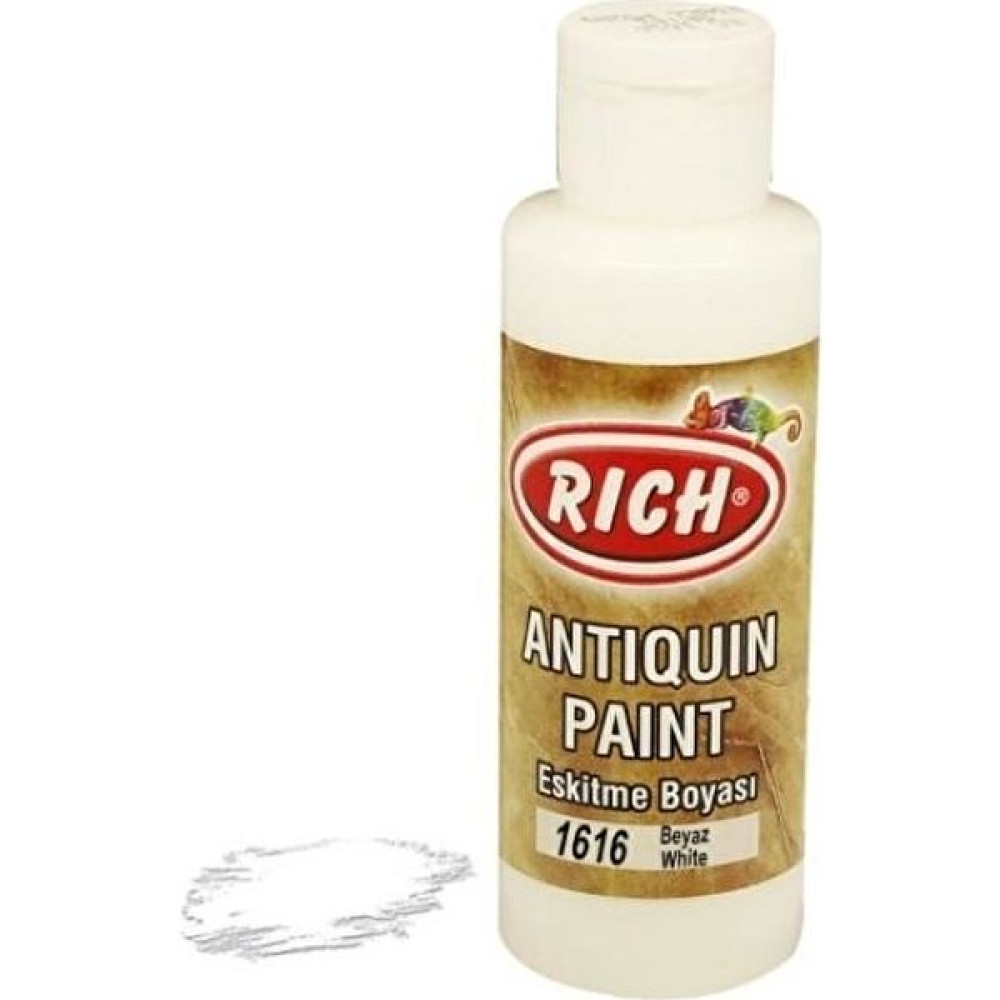 Rich 1616 Beyaz 120 ml Eskitme Ahşap Boyası İç Cephe Duvar Boyası Fiyatı
