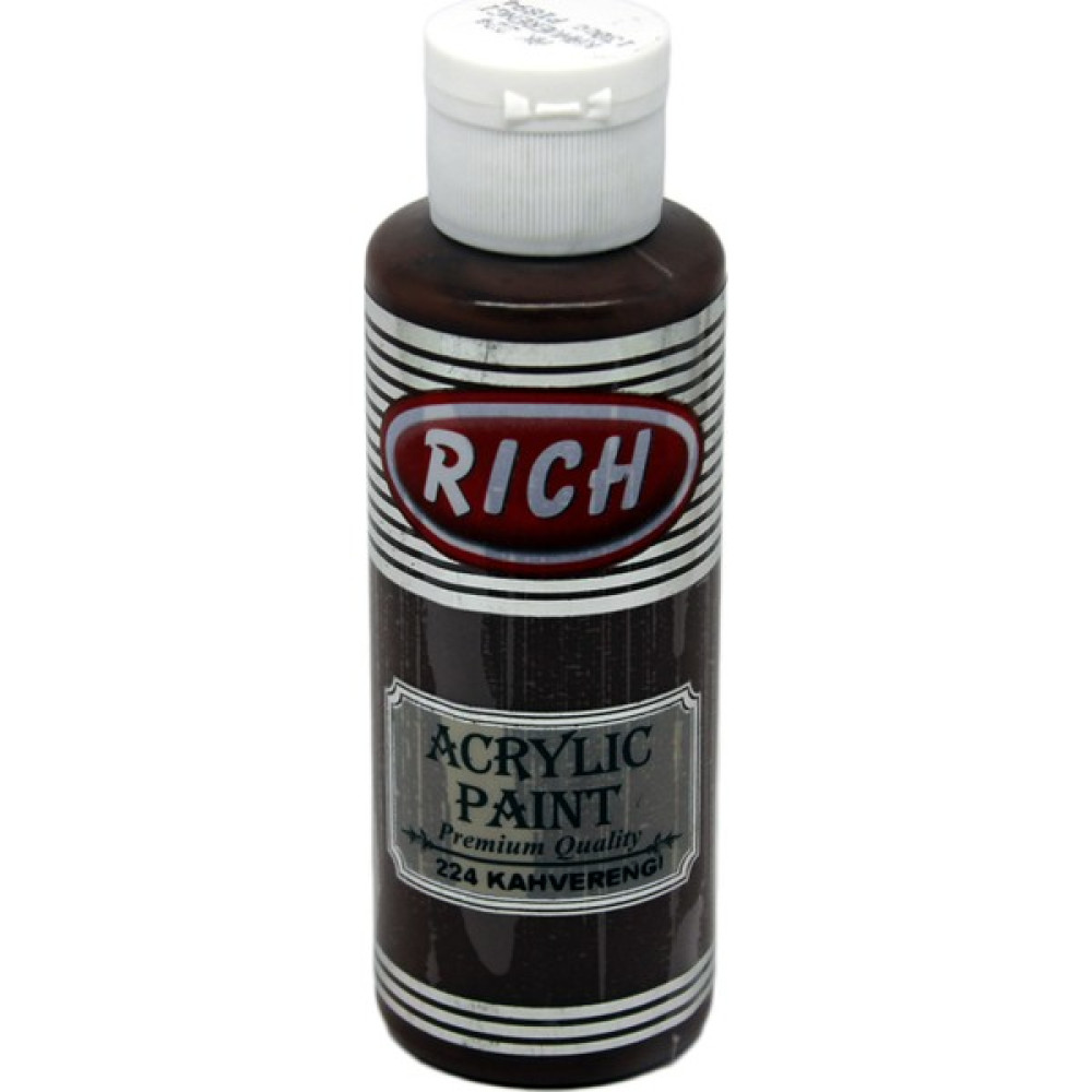 Rich Akrilik Boya 120 cc Kahverengi 224 Akrilik Boya Fiyatı