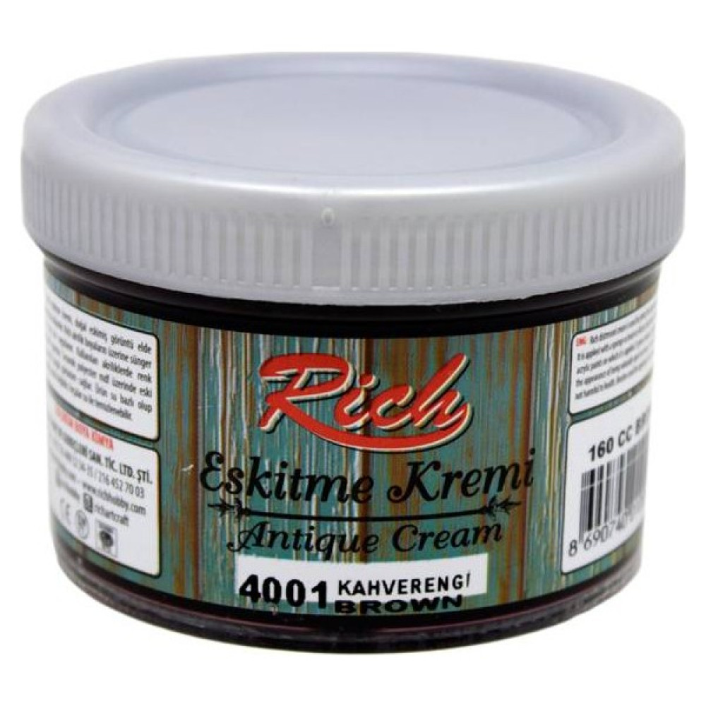 Rich Eskitme Kremi 160 Cc. 4001 Kahverengi Yardımcı Malzeme Fiyatı