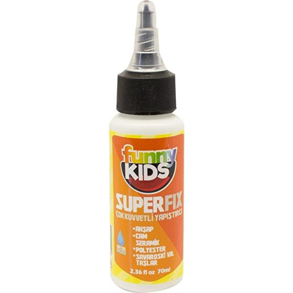 Rich Funny Kids Superfix Çok Kuvvetli Yapıştırıcı 70ML - Şeffaf Yapıştırıcı - Tutkal Fiyatı