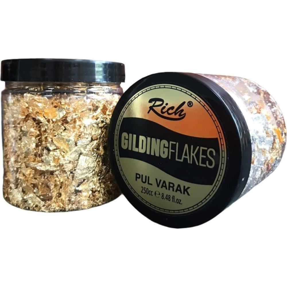 Rıch Gıldıng Flakes 250 cc Pul Varak Gold Yardımcı Malzeme Fiyatı