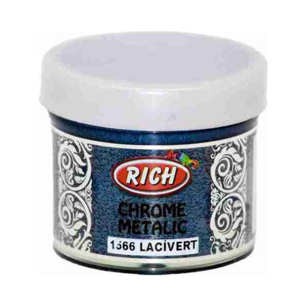 Rich Lacivert Chrome Metalik Boya 60 ml Akrilik Boya Fiyatı
