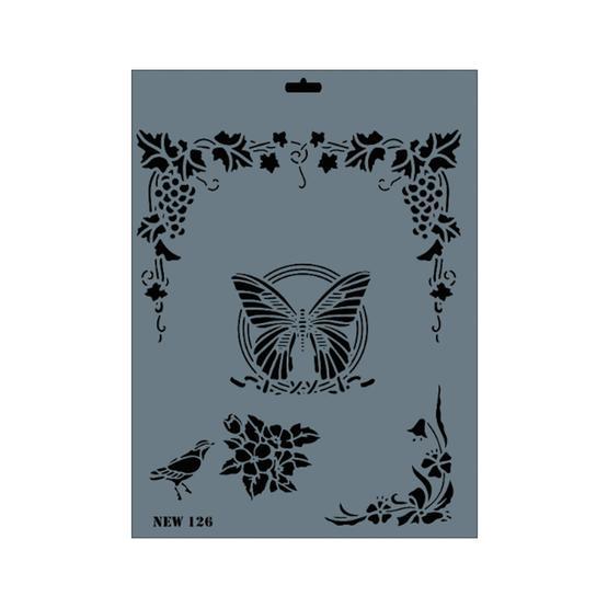 Rich N-126 Yeni Seri XL 35x25 cm Stencil Yardımcı Malzeme Fiyatı
