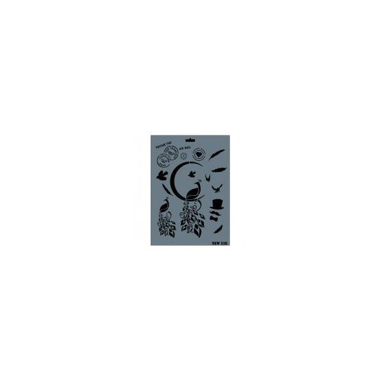 Rich N-238 Yeni Seri XL 35x25 cm Stencil