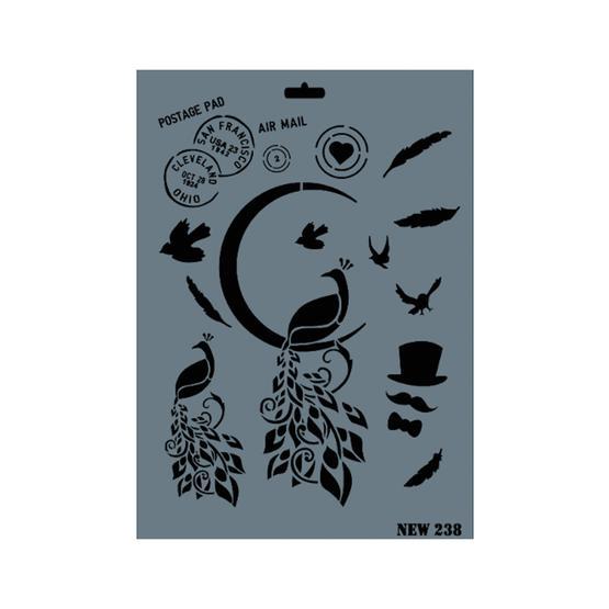 Rich N-238 Yeni Seri XL 35x25 cm Stencil