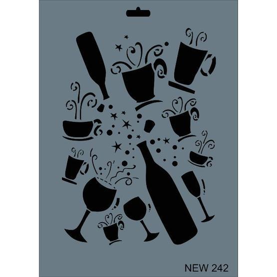 Rich N-242 Yeni Seri XL 35x25 cm Stencil