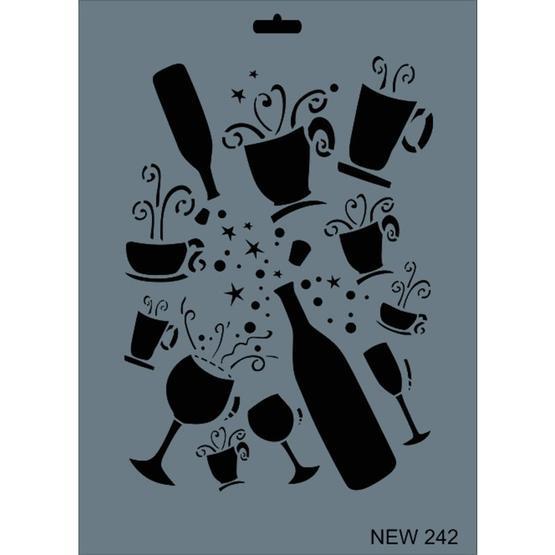 Rich N-242 Yeni Seri XL 35x25 cm Stencil