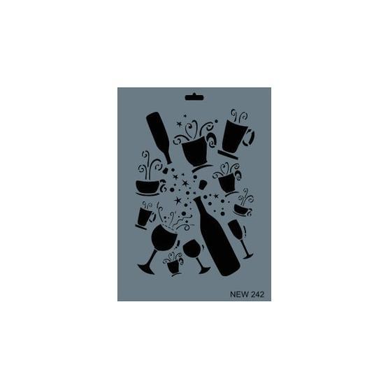 Rich N-242 Yeni Seri XL 35x25 cm Stencil