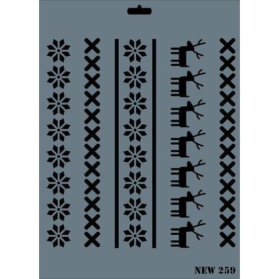 Rich N-259 Yeni Seri XL 35x25 cm Stencil