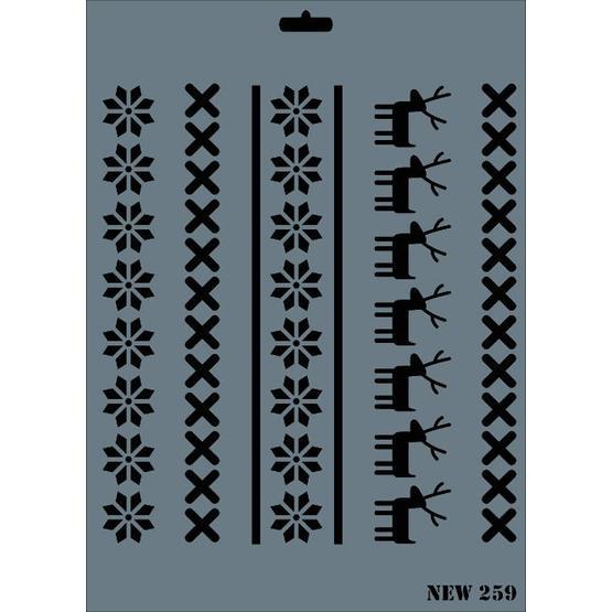 Rich N-259 Yeni Seri XL 35x25 cm Stencil