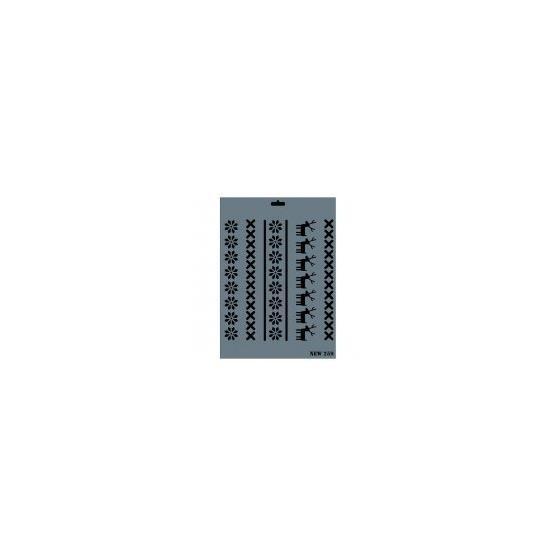 Rich N-259 Yeni Seri XL 35x25 cm Stencil Yardımcı Malzeme Fiyatı
