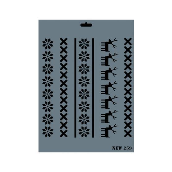 Rich N-259 Yeni Seri XL 35x25 cm Stencil