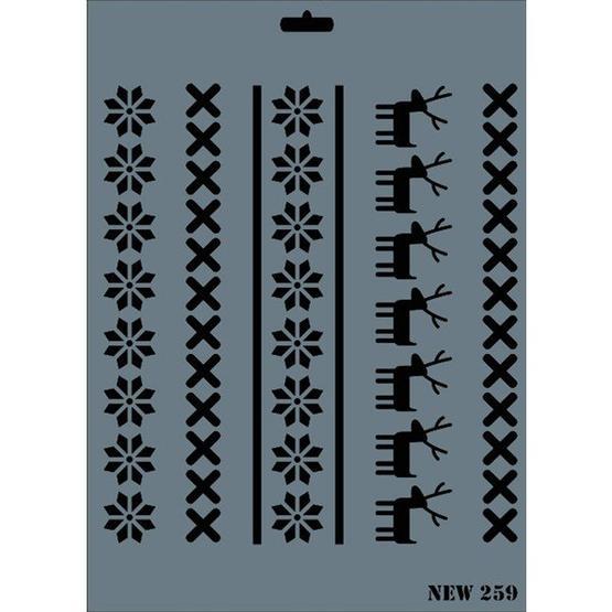 Rich N-259 Yeni Seri XL 35x25 cm Stencil