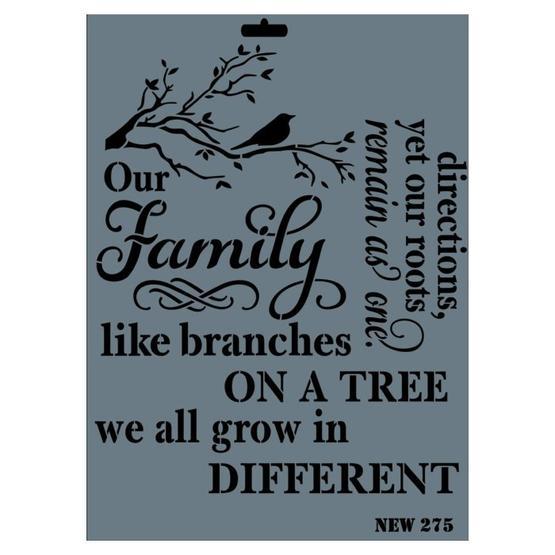 Rich N-275 Yeni Seri XL 35x25 cm Stencil