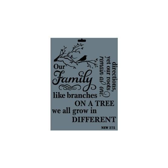Rich N-275 Yeni Seri XL 35x25 cm Stencil