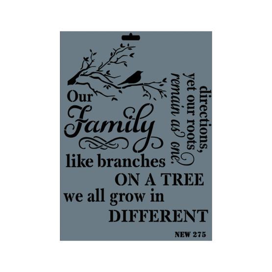 Rich N-275 Yeni Seri XL 35x25 cm Stencil Yardımcı Malzeme Fiyatı