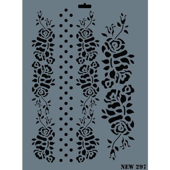 Rich N-297 Yeni Seri XL 35x25 cm Stencil