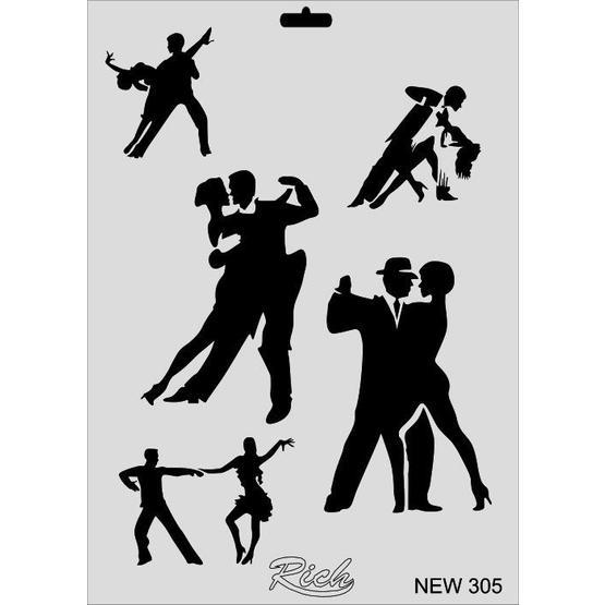 Rich N-305 Yeni Seri XL 35x25 cm Stencil