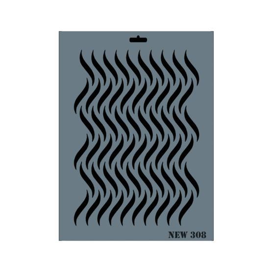 Rich N-308 Yeni Seri XL 35x25 cm Stencil