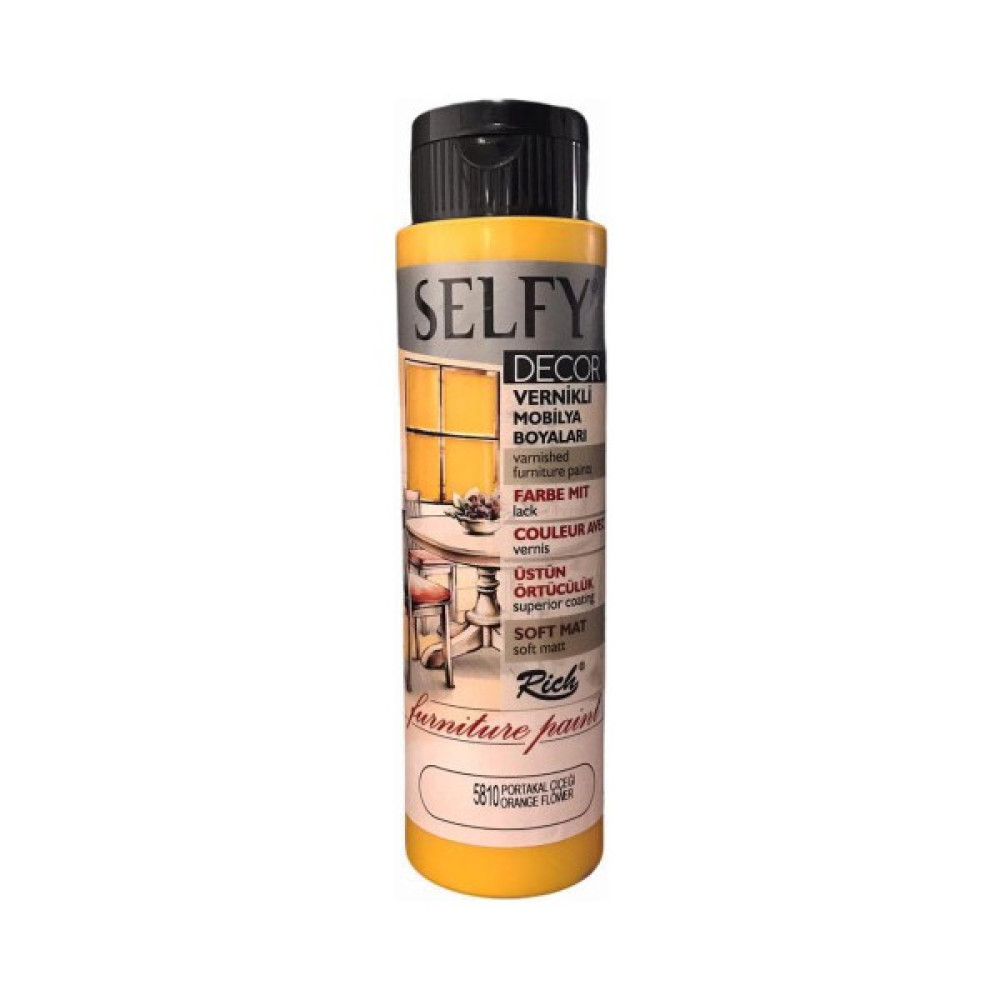 Rich Selfy Decor Vernikli Akrilik 5810 Portakal Çiçeği 500ML Oto Boyaları Fiyatı