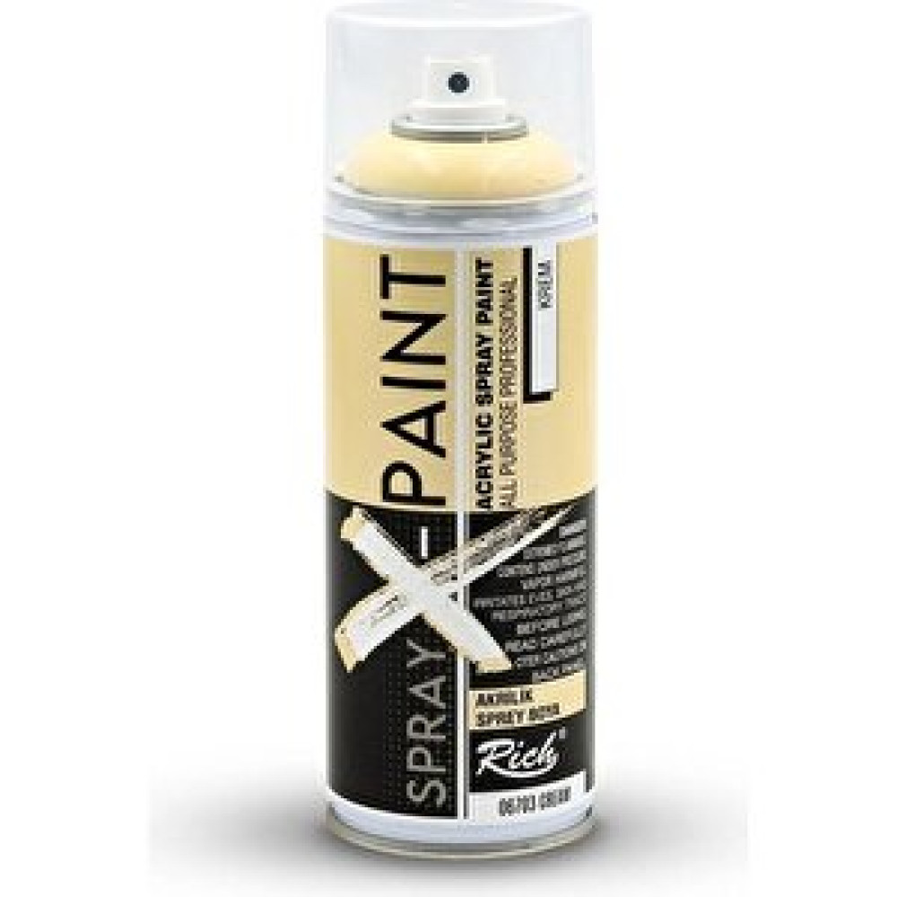 Rich Spray X Paint Akrilik Sprey Boya 400 Ml. 6703 Krem Akrilik Boya Fiyatı